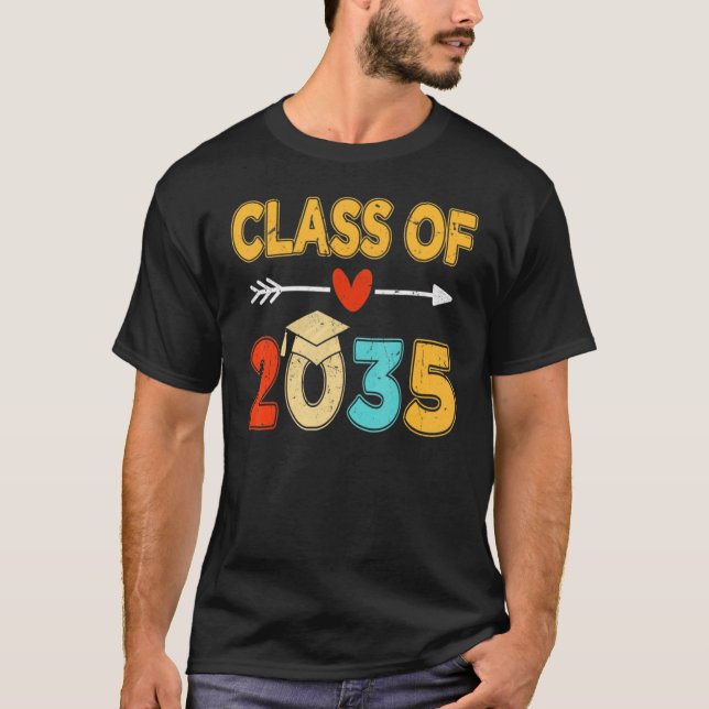 Class of 2035 Kindergarten T-Shirt (Vorderseite)