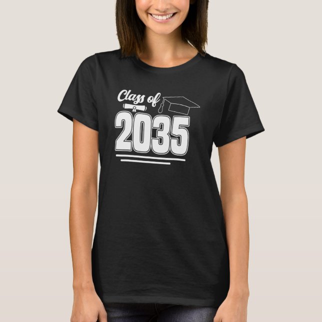 class of 2035 Preschool Graduation T-Shirt (Vorderseite)