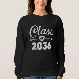 Class of 2036 Grow With Me First Day of School Sweatshirt