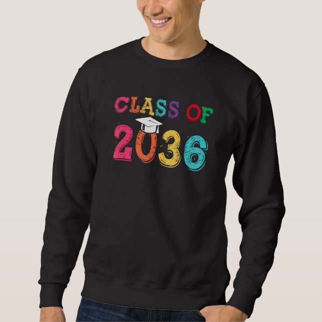 Class Of 2036 Pre K Graduate Preschool Graduation  Sweatshirt (Vorderseite)