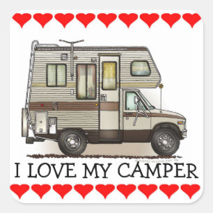 ClassC Camper RV-Magneten Quadratischer Aufkleber
