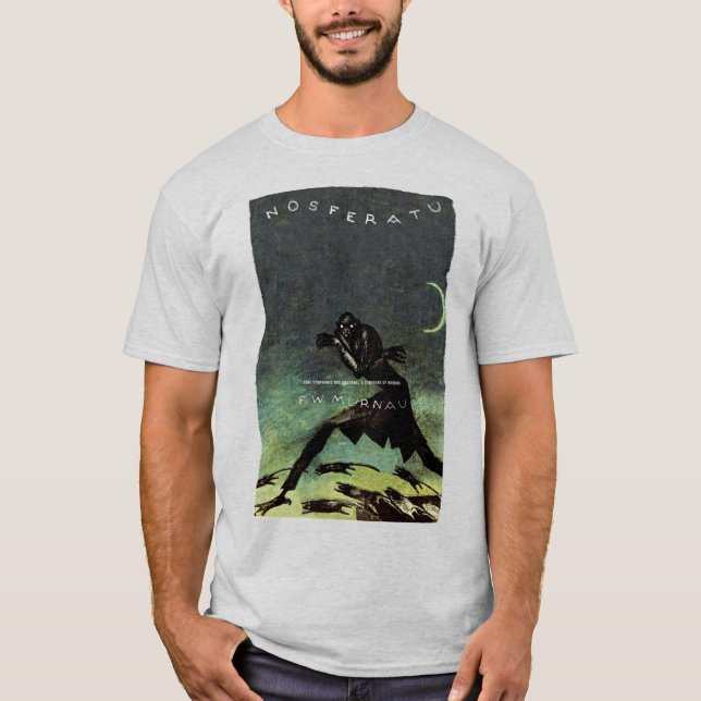 Classic '1922' Nosferatu Poster T - Shirt (Vorderseite)