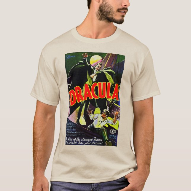 Classic '1931' "Dracula" Poster-T - Shirt (Vorderseite)
