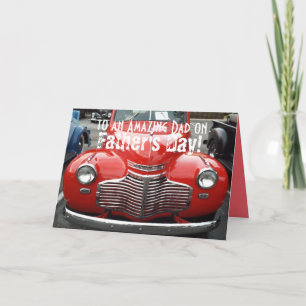 Classic 1941 Chevy Coupe Father's Day Card Karte