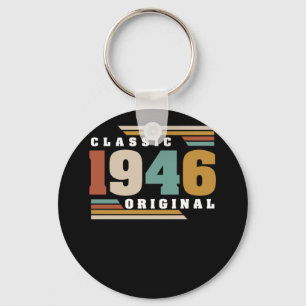 Classic 1946 Original 76. Geburtstag 76. Schlüsselanhänger