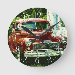 Classic 1947 Car Collector Wall Clock Runde Wanduhr