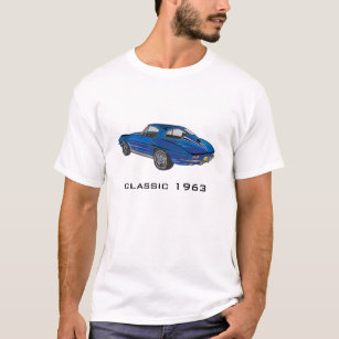Classic 1963 Blue Corvette T - Shirt