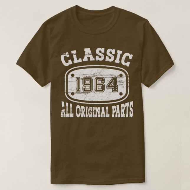 Classic 1964 Alle Originalteile weiß T-Shirt (Design vorne)