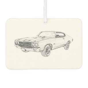 Classic 1970 Chevy Chevelle Bowtie Muscle Car Autolufterfrischer