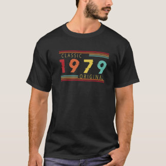 Classic 1979 Original Vintager Geburtstag Geboren T-Shirt