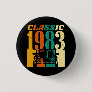 Classic 1983 42. Geburtstag Button