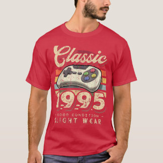 Classic 1995 27. Geburtstag Retro Video Game Contr T-Shirt