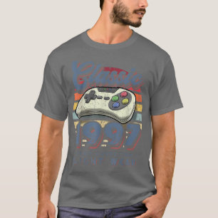 Classic 1997 25. Geburtstag Retro Video Game Contr T-Shirt