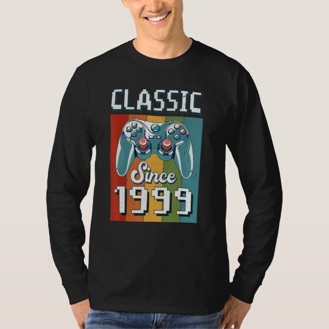 Classic 1999 23. Geburtstag Videospielcontroller G T-Shirt (Vorderseite)