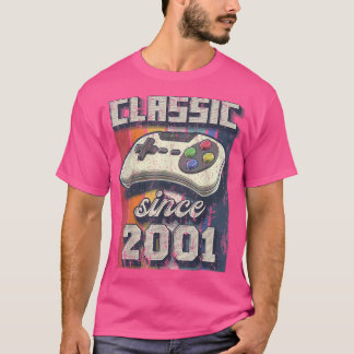 Classic 2001 21. Geburtstag Retro Video Game Contr T-Shirt