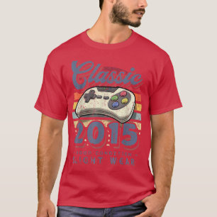Classic 2015 7. Geburtstag Retro Video Game Kontro T-Shirt