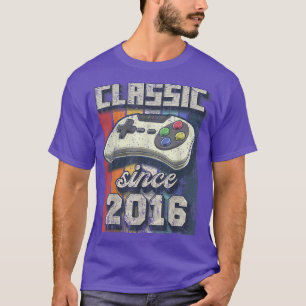 Classic 2016 6. Geburtstag Retro Video Game Kontro T-Shirt