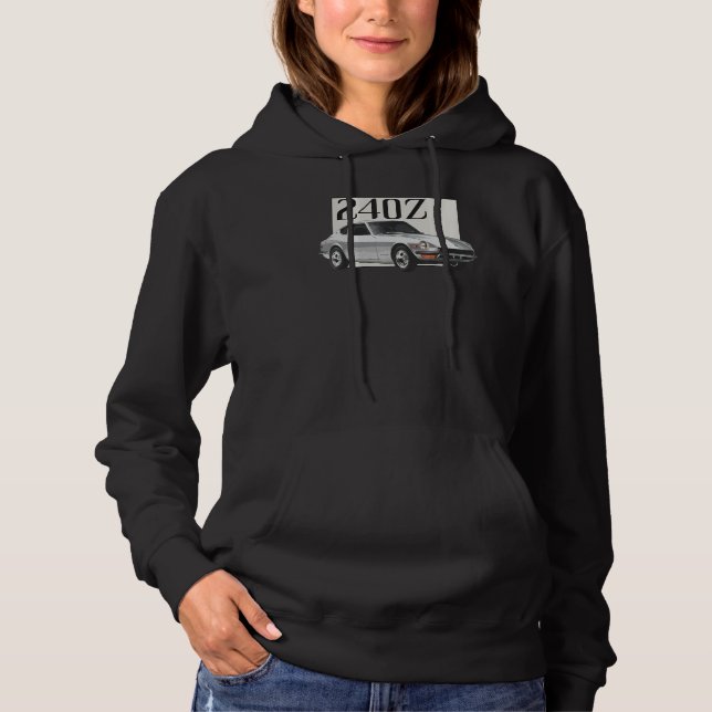 Classic 240z Sports Car Hoodie (Vorderseite)