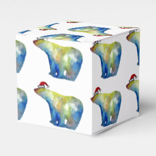 Classic 2x2 Santa Bear Geschenkschachtel