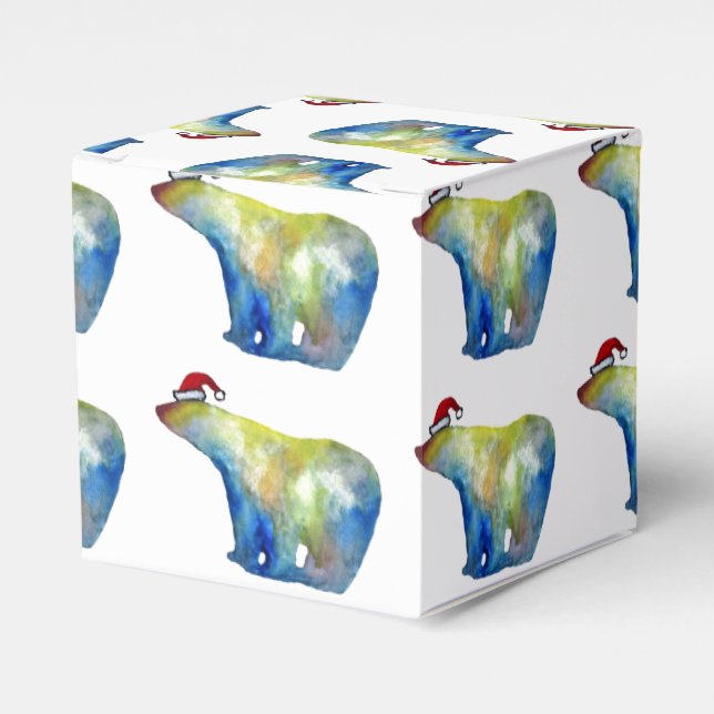 Classic 2x2 Santa Bear Geschenkschachtel (Vorderseite)