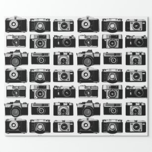 CLASSIC 35-mm-FOTO-FILMKAMERAS-PATTER Geschenkpapier