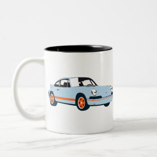 Classic 911 Racing Livery Zweifarbige Tasse