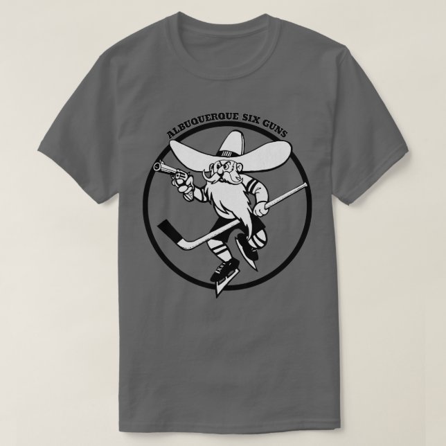 Classic Albuquerque Six Guns Hockey 1973 3 T-Shirt (Design vorne)