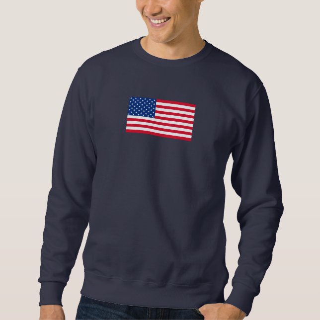 Classic American Flag Sweatshirt Gift (Vorderseite)