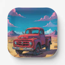 Classic American Lieferwagen Truck