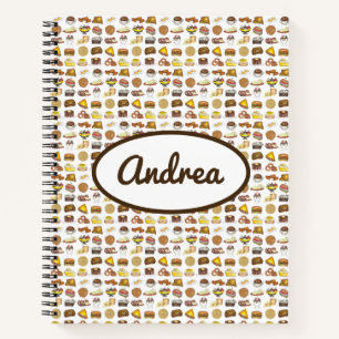 Classic American Lunch Counter Greasy Spoon Diner Notizbuch