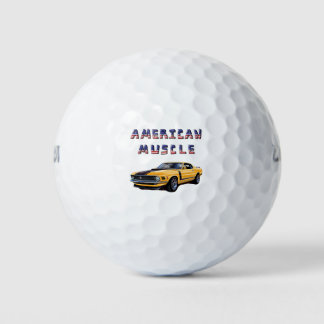 Classic American Muscle Car Mustang Boss 302 Golfball