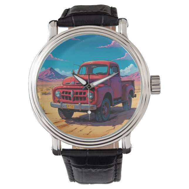 Classic American Pickup  Armbanduhr (Vorderseite)