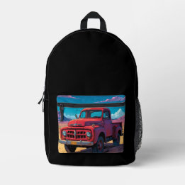 Classic American Pickup Bedruckter Rucksack
