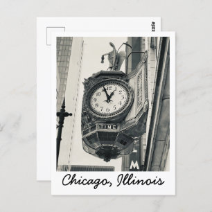 Classic Architecture Chicago Postcard Postkarte