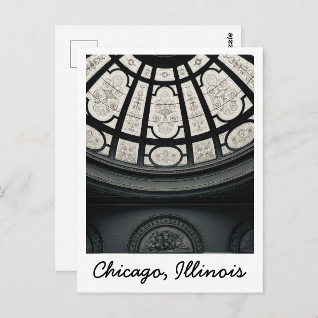 Classic Architecture Chicago Postkarte (Vorne/Hinten)