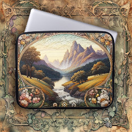 Classic Art Nouvea Landscape Art Laptopschutzhülle