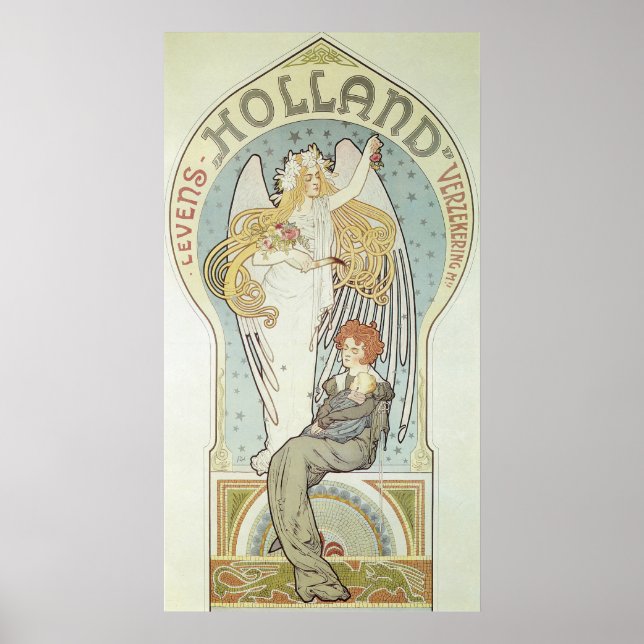 Classic Art Nouveau Holland Poster (Vorne)