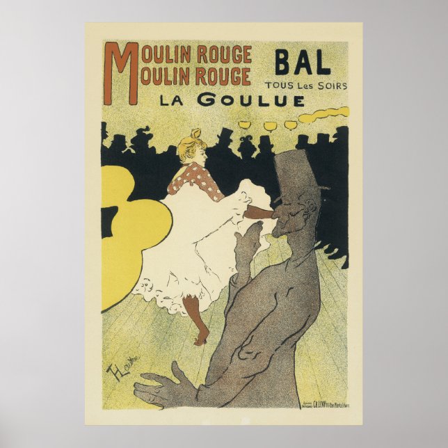 Classic Art Nouveau Posters Poster (Vorne)