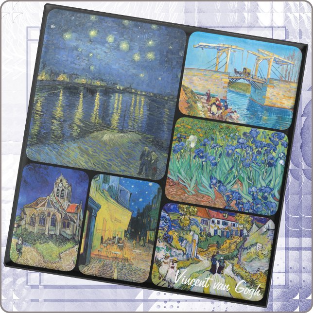 Classic Artist Series - Vincent van Gogh #1 - Glasuntersetzer (Von Creator hochgeladen)