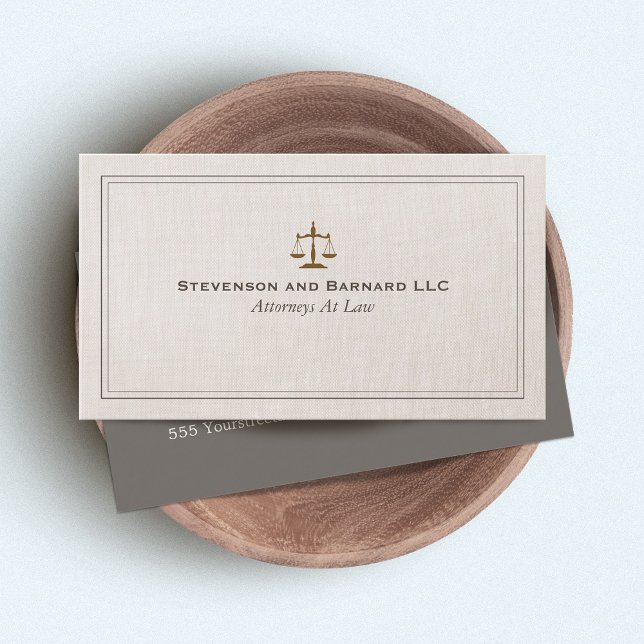 Classic Attorney Business Card Visitenkarte (Von Creator hochgeladen)