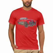 Classic Austin-Healey Abstrakter T - Shirt
