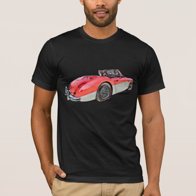 Classic Austin-Healey Abstrakter T - Shirt (Vorderseite)