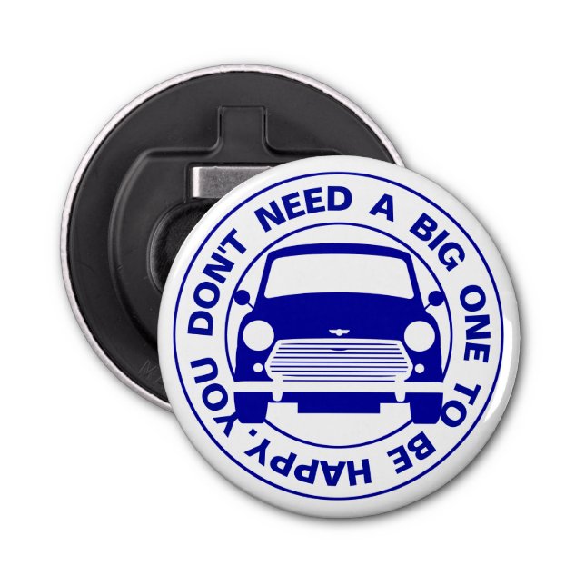 Classic Austin Mini Cooper Auto Flaschenöffner (Vorderseite)