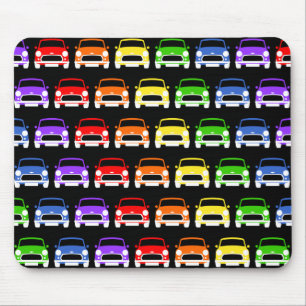 Classic Austin Mini Cooper Rainbow Mouse pad Mousepad