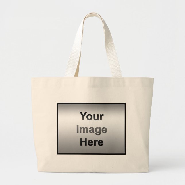 Classic Bag - Navy Blue Jumbo Stoffbeutel (Vorne)