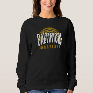 Classic Baltimore Lila Cool Baltimore MD Retro T Sweatshirt