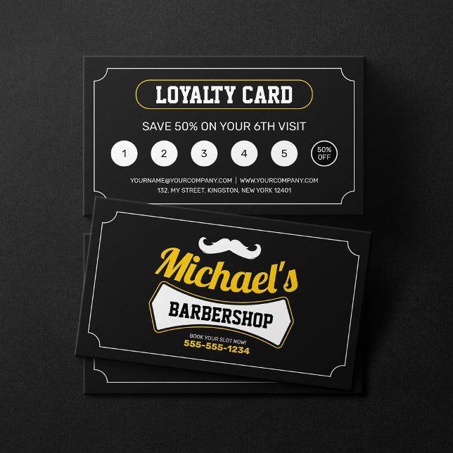 Classic Barbershop Friseursalon Frischholz-Friseur Treuekarte (Von Creator hochgeladen)