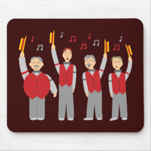 Classic Barbershop Quartett Mousepad