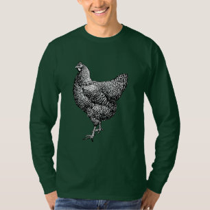 Classic Barred Plymouth Rock Chicken Hen T-Shirt