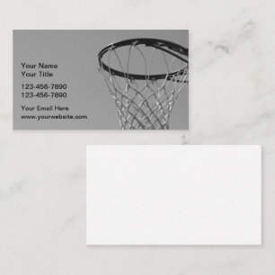 Classic Basketball Coach Business Cards Visitenkarte